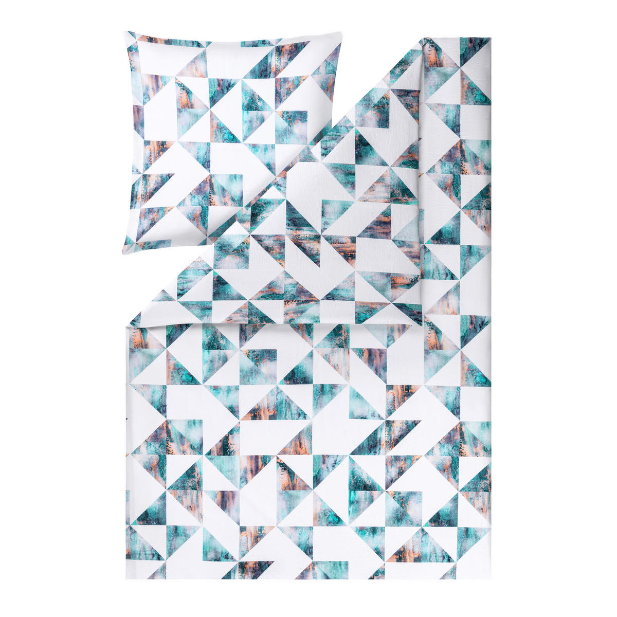 BETTWÄSCHE Impulse 155/220 cm  - Hellblau, Design, Textil (155/220cm) - Estella