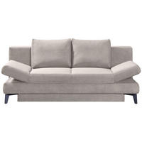 SCHLAFSOFA Cord Cappuccino  inkl. Bettkasten, Schlaffunktion, Armteilverstellung  - Schwarz/Cappuccino, Design, Textil/Metall (200/85/90cm) - Novel