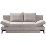 SCHLAFSOFA Cord Cappuccino  inkl. Bettkasten, Schlaffunktion, Armteilverstellung  - Schwarz/Cappuccino, Design, Textil/Metall (200/85/90cm) - Novel
