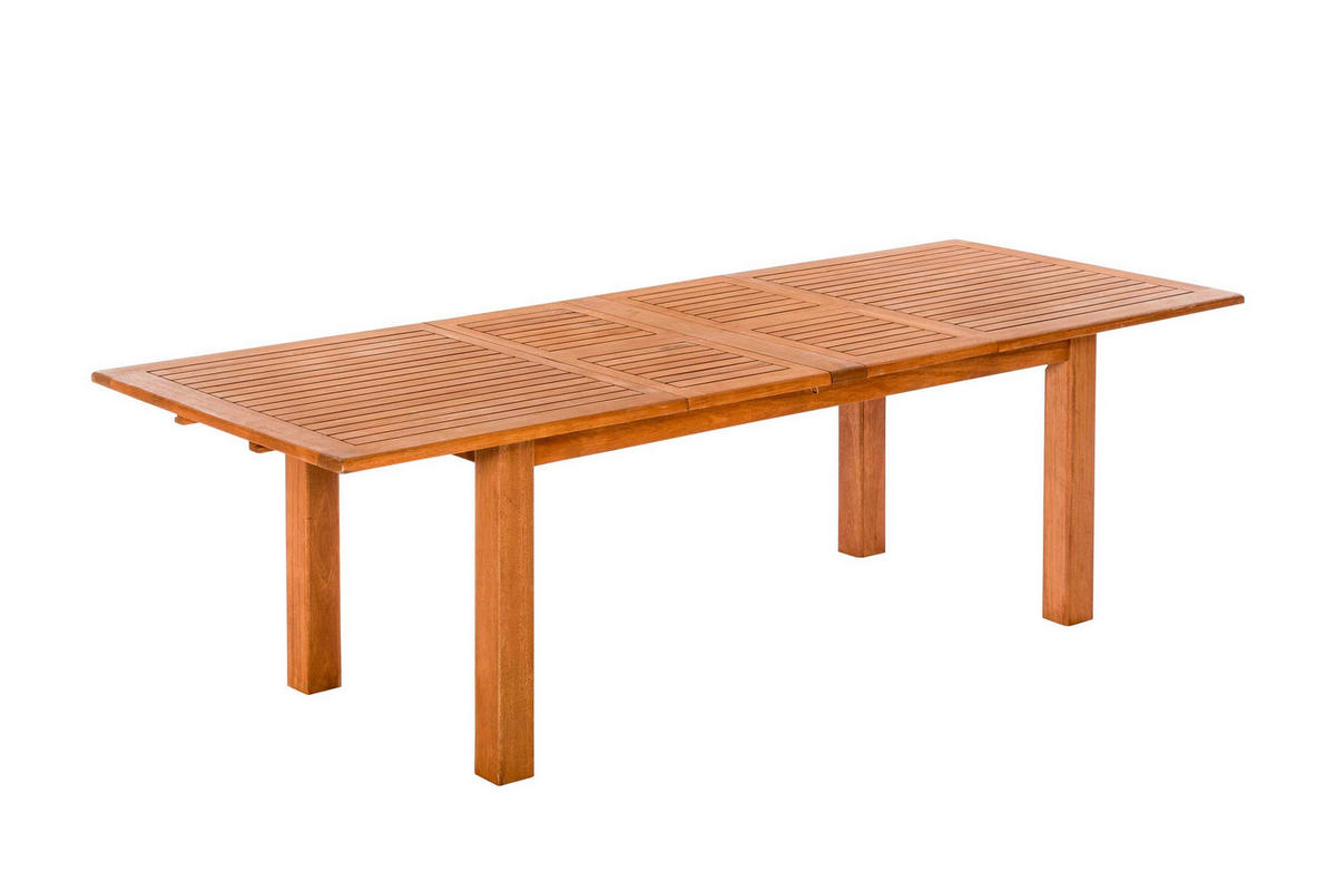 GARTENTISCHGRUPPE Eukalyptusholz Hartholz  - Eukalyptusholzfarben, KONVENTIONELL, Holz - Gardenson