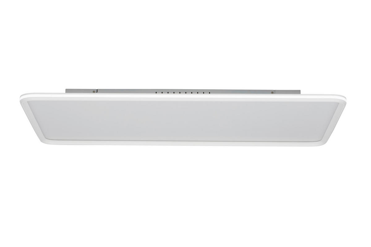 LED-DECKENLEUCHTE Bosona 110/60/7 cm  - Weiß, Basics, Kunststoff/Metall (110/60/7cm) - Novel