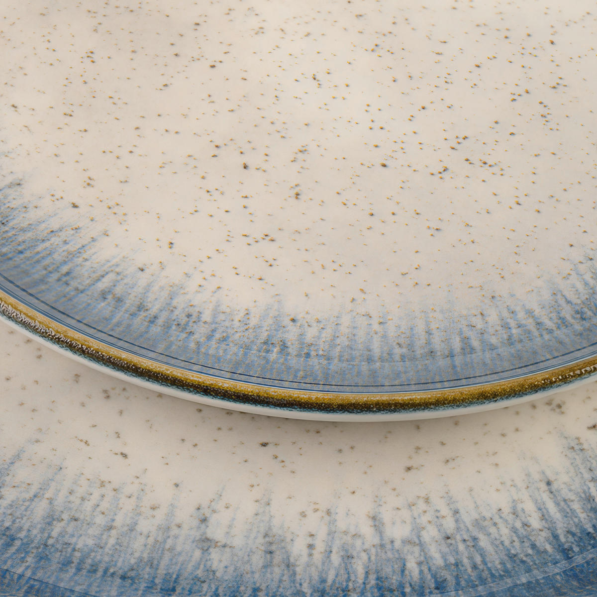 KOMBINOVANI SERVIS    - bela/plava, Lajfstajl, keramika - Landscape