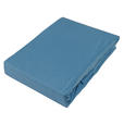 BOXSPRING-SPANNLEINTUCH 180/220 cm Jersey  - Blau, KONVENTIONELL, Textil (180/220cm) - Novel