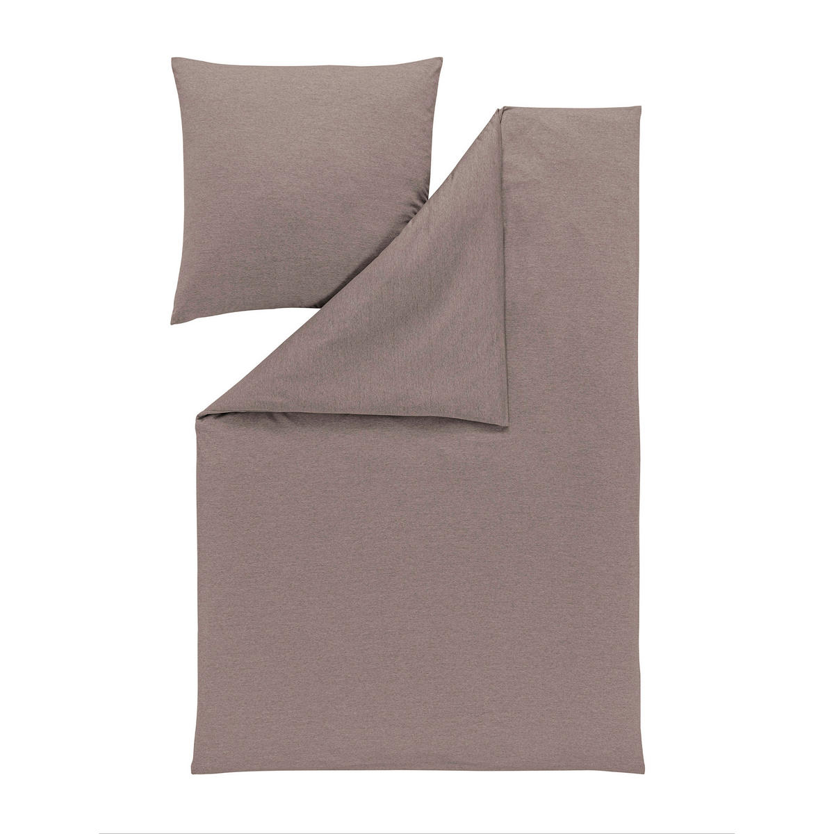 BETTWÄSCHE Atelier Interlock-Jersey 155/200 cm  - Taupe, Design, Textil (155/200cm) - Estella