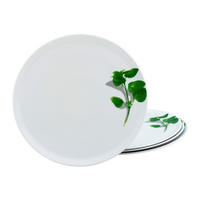 PIZZATELLERSET 4-teilig  - Grün, KONVENTIONELL, Keramik (33cm) - Creatable
