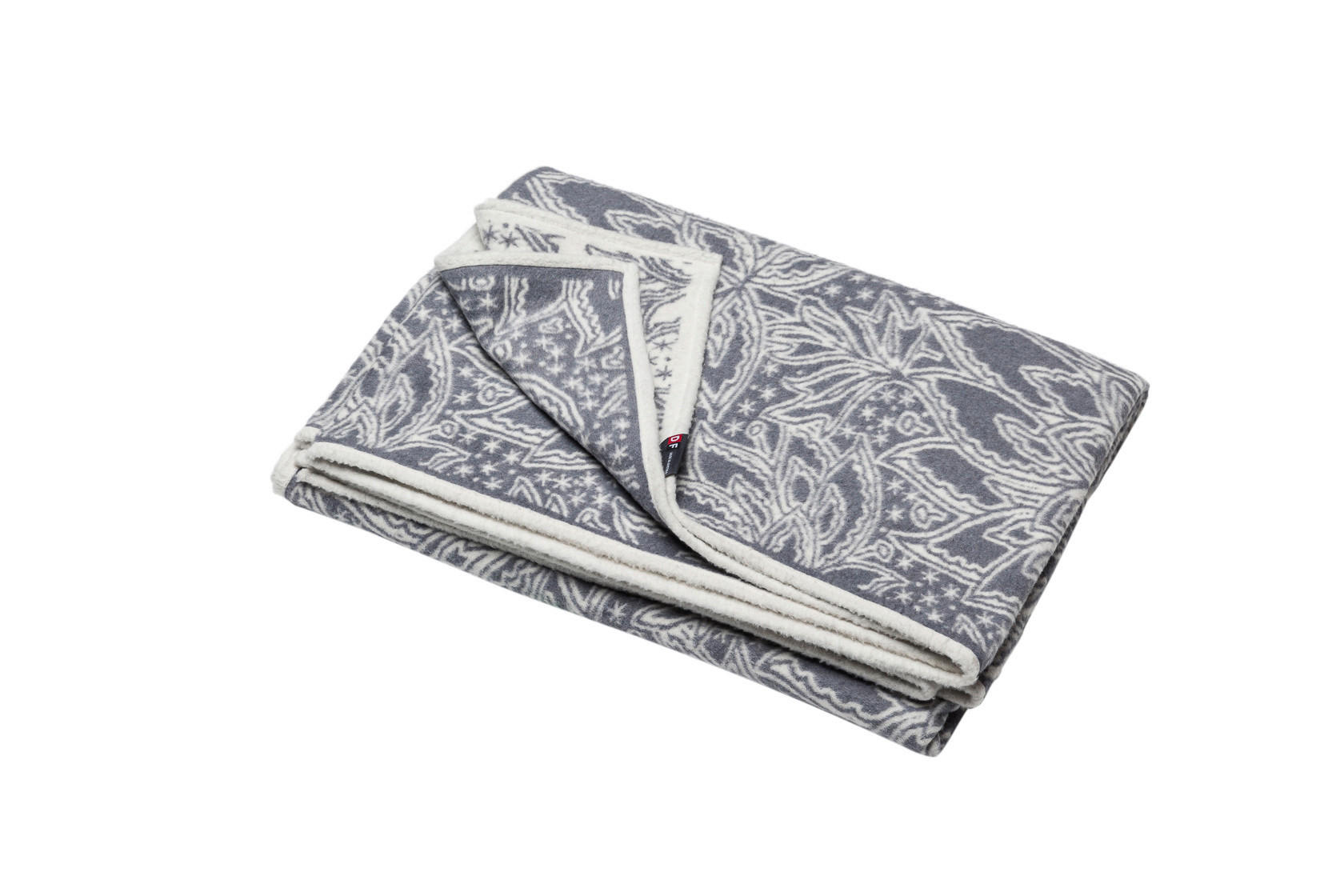 WOHNDECKE 135/200 cm - Weiß/Grau, KONVENTIONELL, Textil (135/200cm) - David Fussenegger