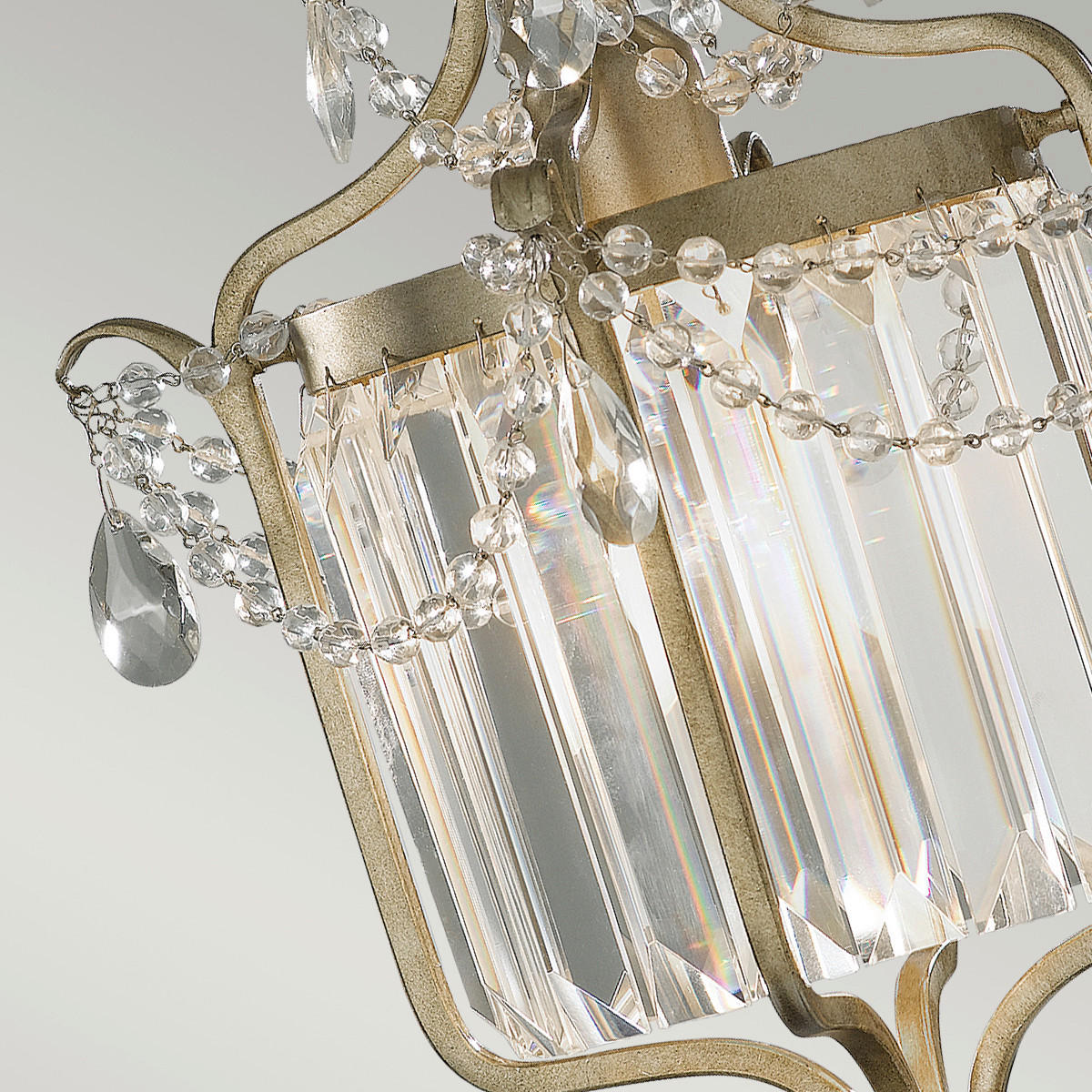 HÄNGELEUCHTE Elstead Gianna 26.7/42.5 cm   - Silberfarben, KONVENTIONELL, Metall (26.7/42.5cm) - Elstead Lighting