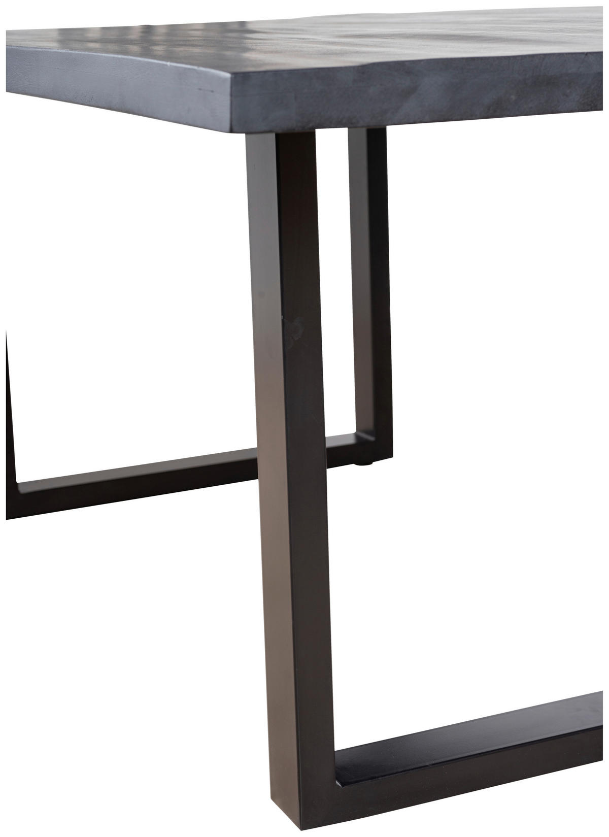 ESSTISCH in Holz, Metall 180/100/76 cm  - Schwarz, Design, Holz/Metall (180/100/76cm) - Boxxx