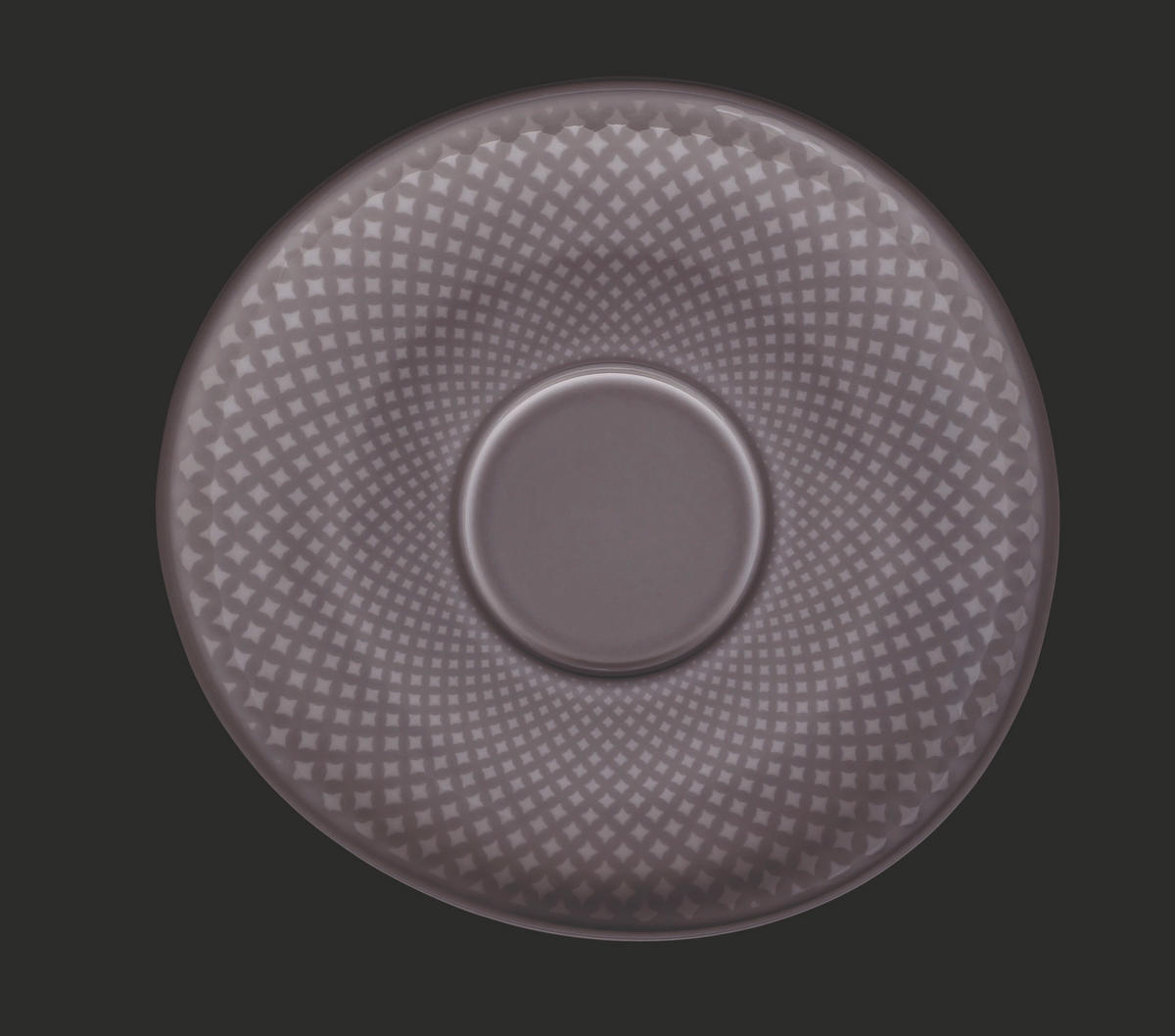 TANJURIĆ ZA ŠALICU    Junto Pearl Grey  - siva, Lifestyle, keramika (15cm) - Rosenthal