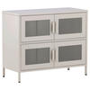 SIDEBOARD  in 90/75/40 cm  - Beige, Design, Metall (90/75/40cm) - Livetastic