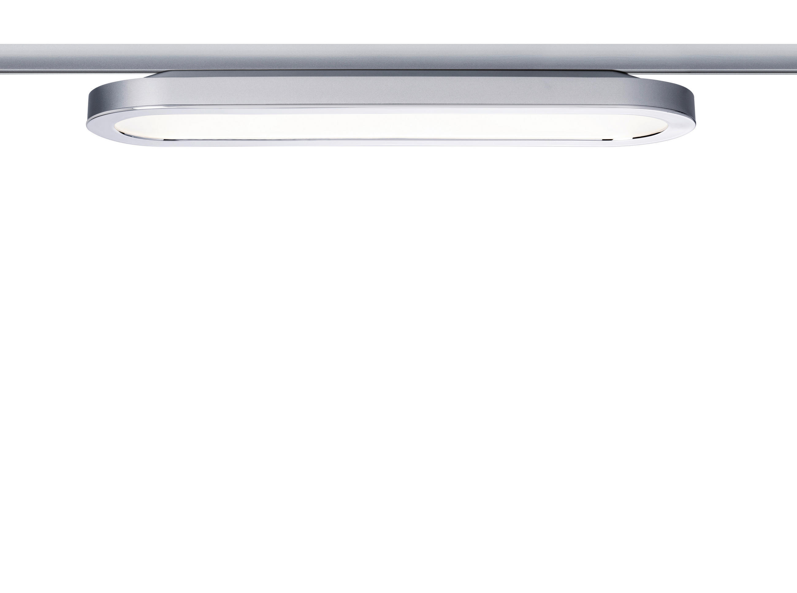 SCHIENENSYSTEM-STRAHLER URail 38/3,5/11 cm - Chromfarben, Design, Kunststoff (38/3,5/11cm) - Paulmann