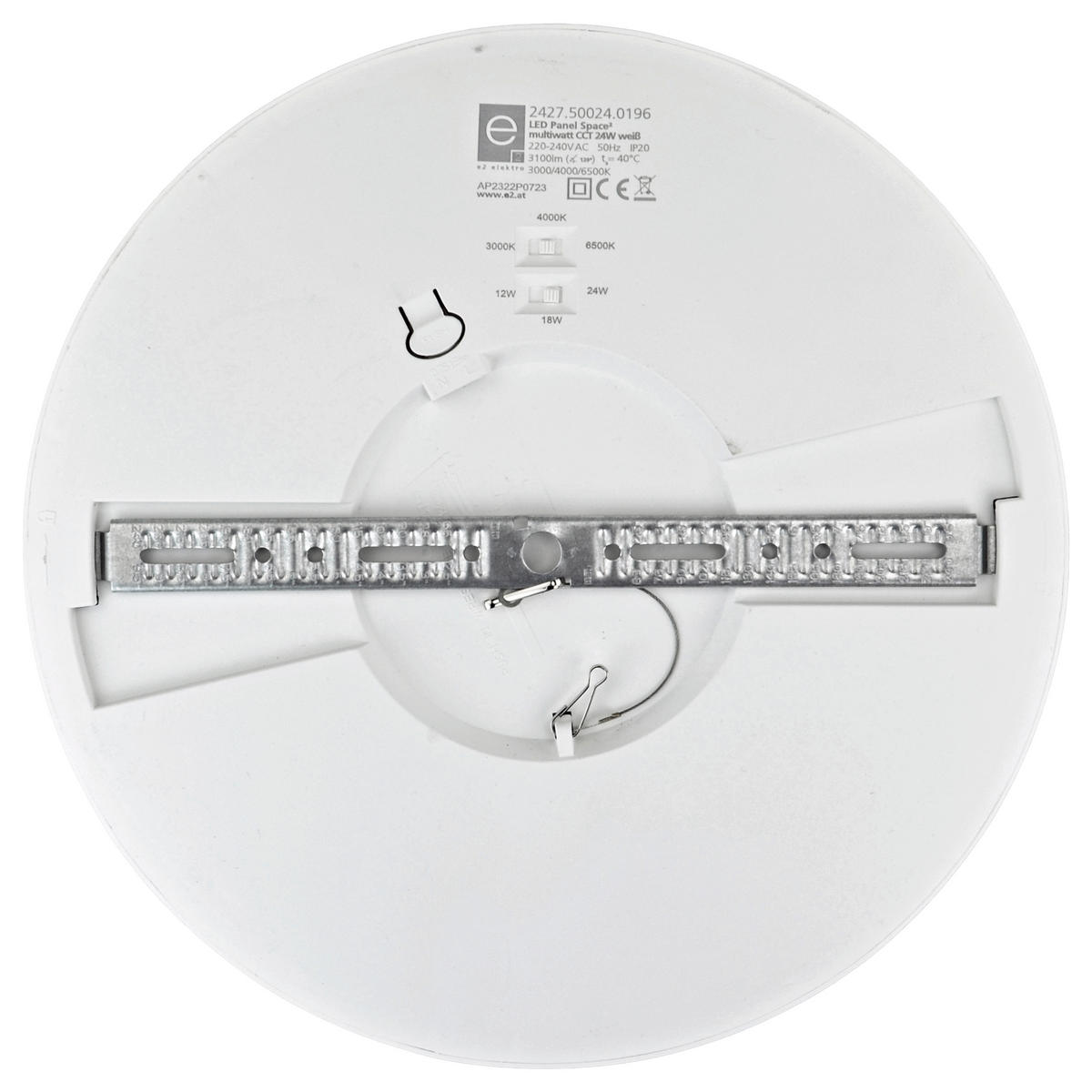 LED-DECKENLEUCHTE Space 30/1,7 cm   - Weiß, KONVENTIONELL, Kunststoff (30/1,7cm)