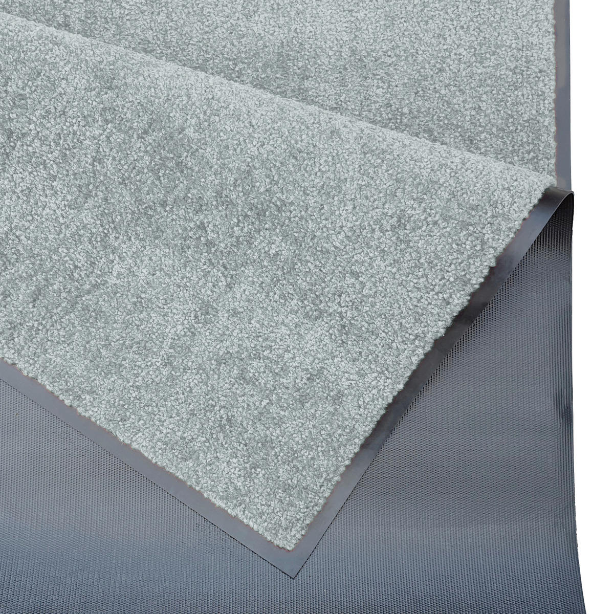 SCHMUTZFANGMATTE  90/150 cm  Grün  Uni  - Grün, Basics, Kunststoff/Textil (90/150cm) - Hanse Home
