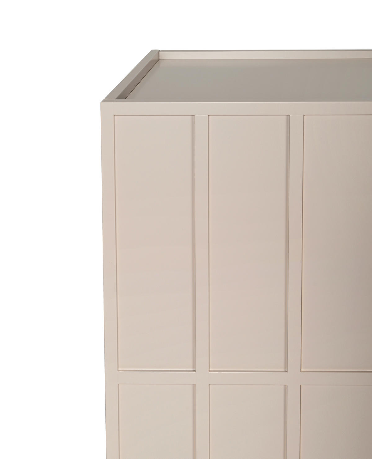 ŠIROKÁ KOMODA, hnědá, 80/89/40 cm - hnědá, Design, kov/kompozitní dřevo (80/89/40cm) - Livetastic