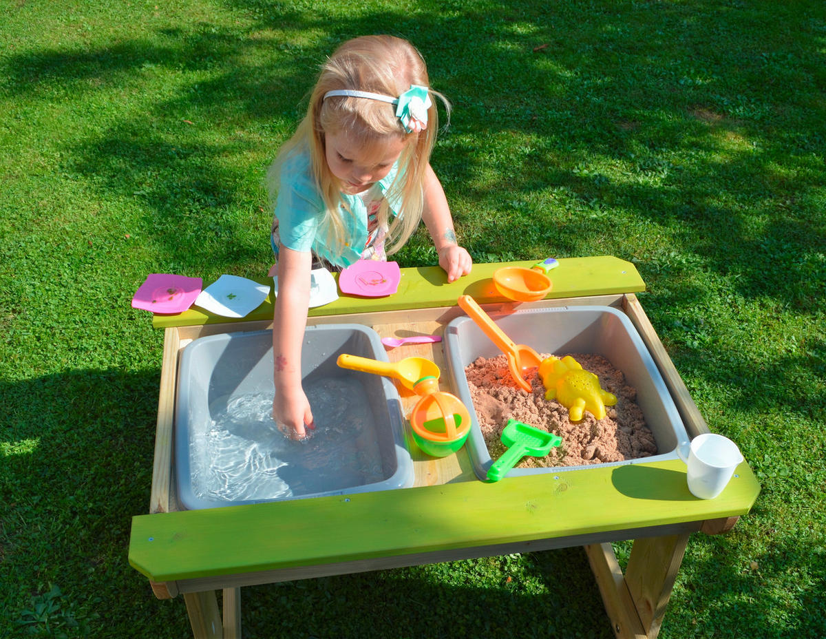 WASSERSPIELTISCH Esel  - Kieferfarben, KONVENTIONELL, Holz (100/53/80cm)