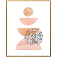 ŠTAMPA NA PLATNU     40/50 cm       - pink/svetlobraon, Trendi, tekstil/pločasti materijal (40/50cm) - Monee