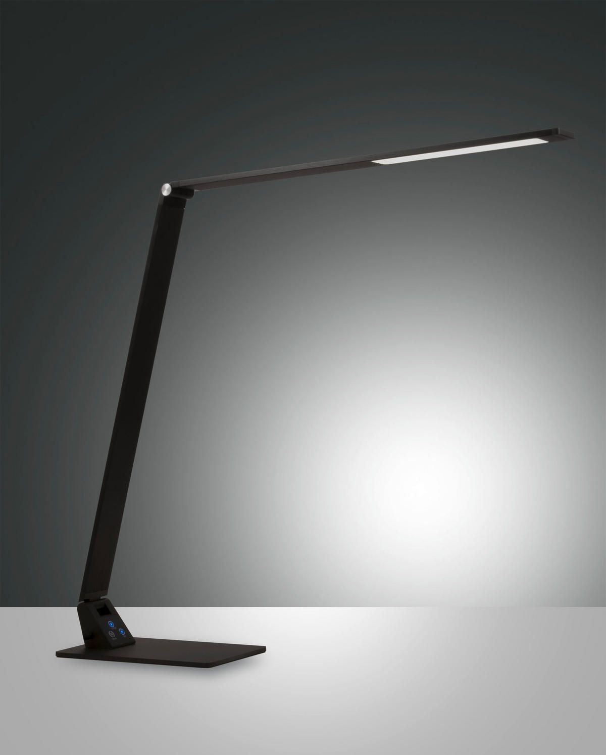 LED-SCHREIBTISCHLEUCHTE Wasp 100/106 cm   - Schwarz, Basics, Metall (100/106cm) - Fabas Luce
