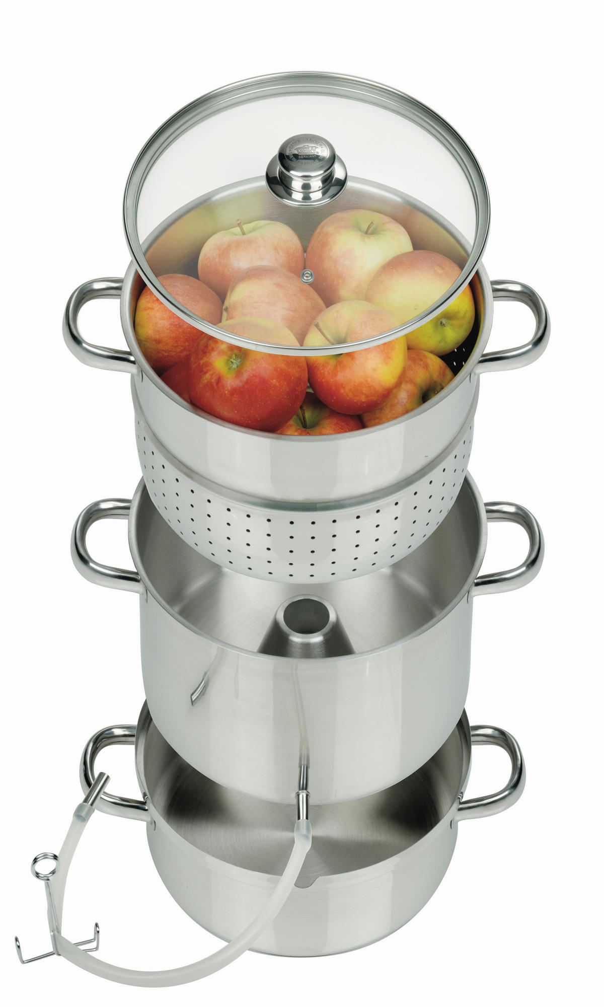 DAMPFENTSAFTER Entsafter  - Edelstahlfarben, Basics, Metall (8l) - GSW