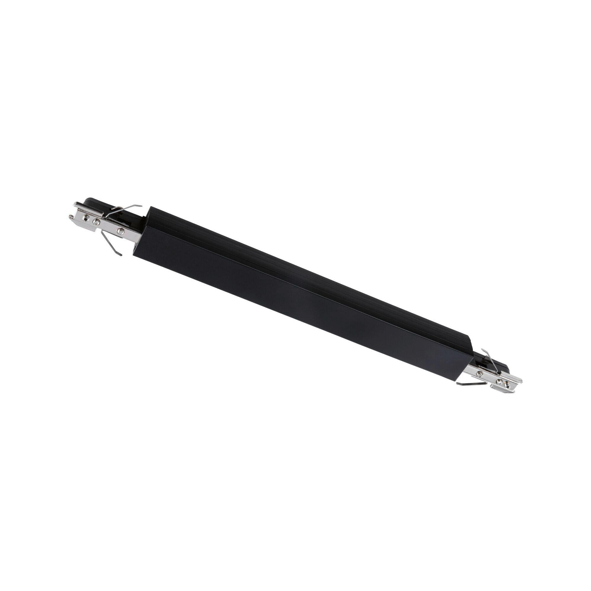 SCHIENENSYSTEM-STROMTRENNER URail ZB Dimm/Switch 24,0/1,8/2,1 cm   - Schwarz, Basics, Kunststoff (24,0/1,8/2,1cm) - Paulmann