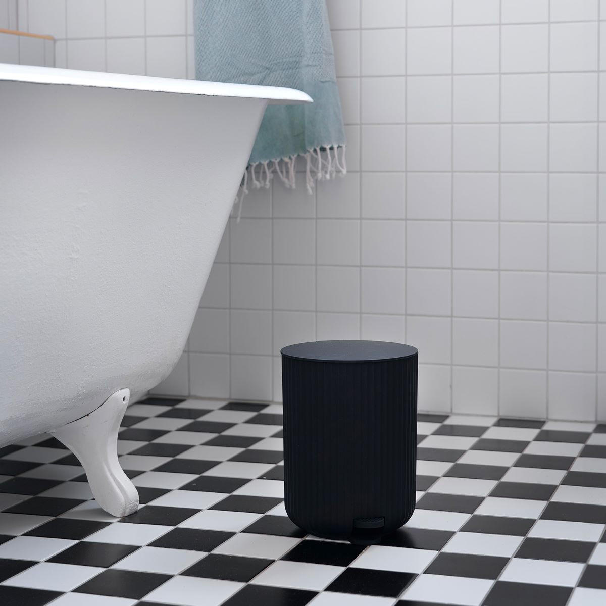 KOSMETIKEIMER 4 l  Kunststoff  - Schwarz, Basics, Kunststoff (20/25,7/20cm)