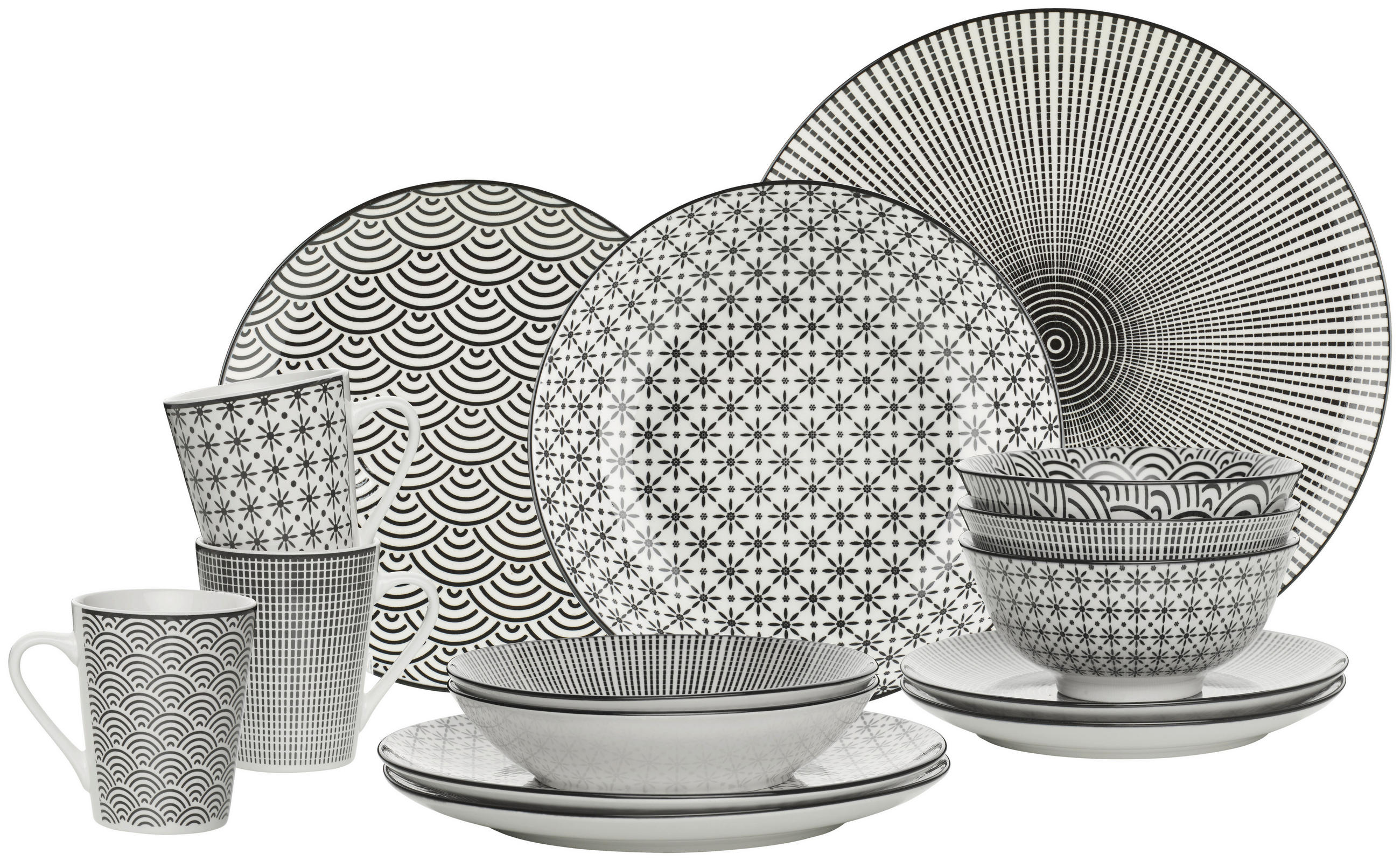 Novel KOMBINOVANÝ SERVIS, 30-dielne, porcelán