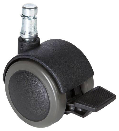 DREHSTUHLROLLE - Schwarz, Basics, Kunststoff/Metall (5,1/6/5cm) - MID.YOU