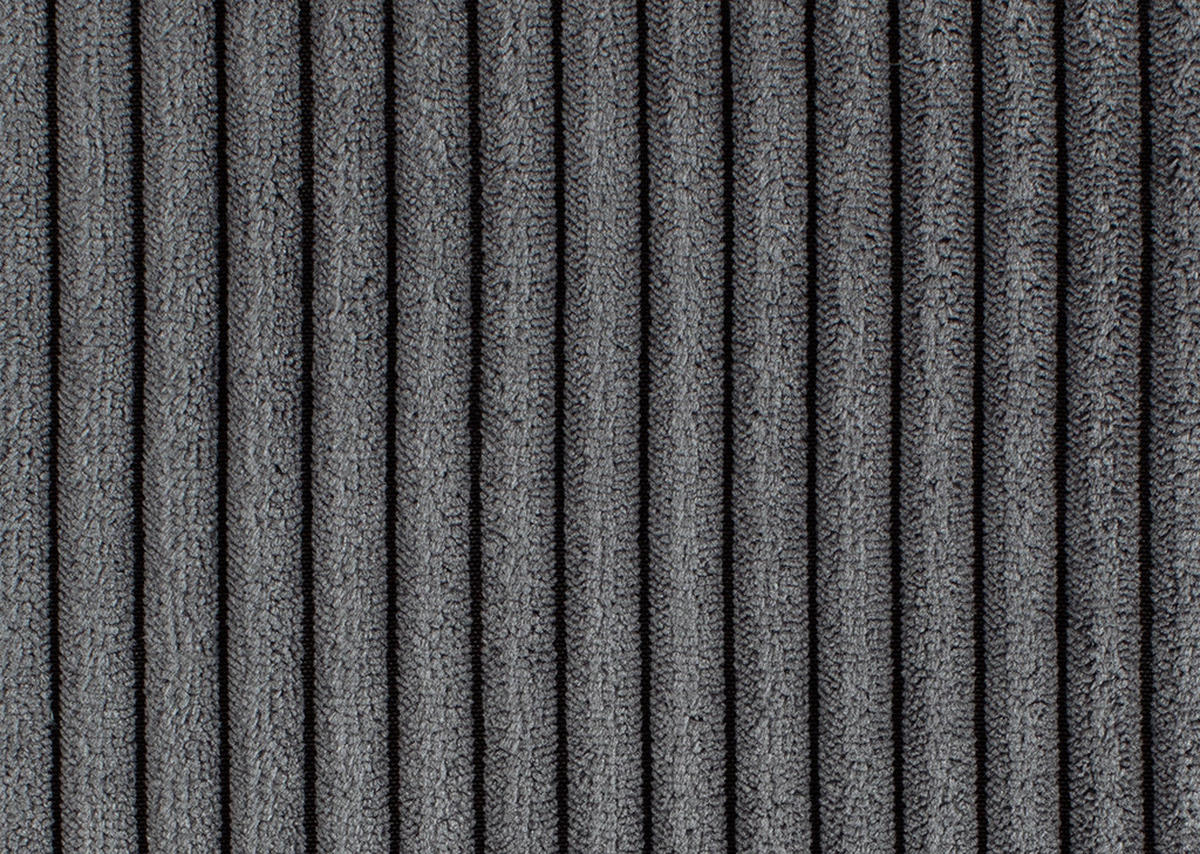 SCHLAFSOFA Cord Graphitfarben  - Schwarz/Graphitfarben, Design, Kunststoff/Textil (250/92/105cm) - Carryhome
