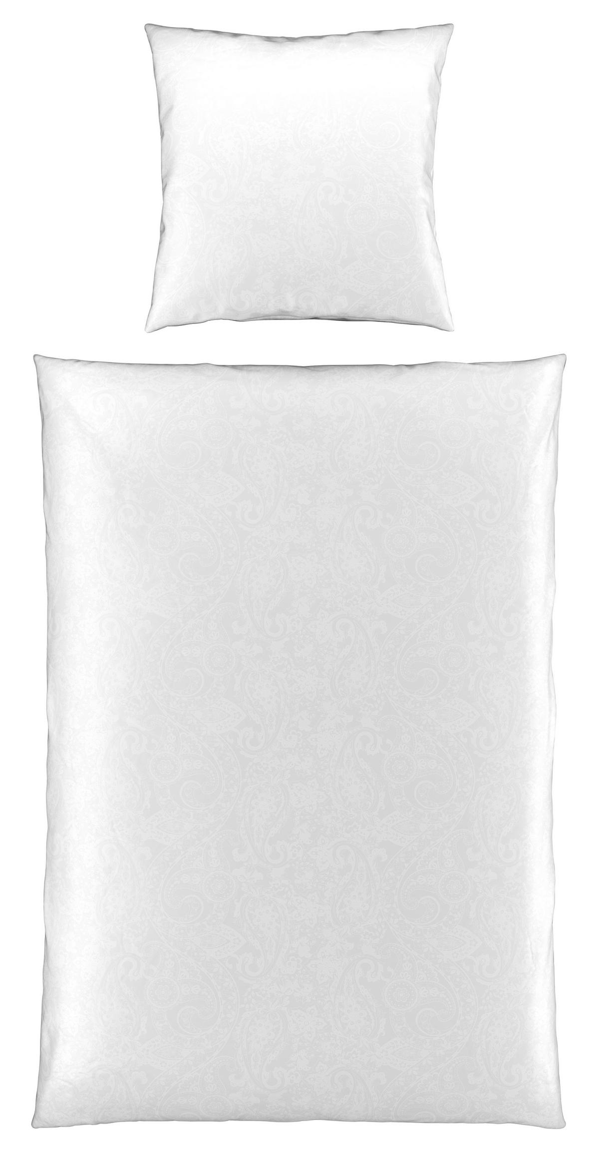 BETTWÄSCHE Satin 135/200 cm  - Weiß, Textil (135/200cm) - Dieter Knoll