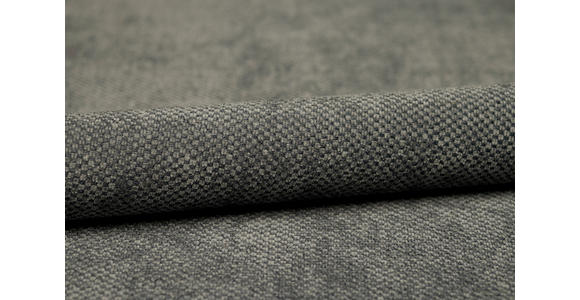 ECKSOFA in Flachgewebe Grau  - Schwarz/Grau, KONVENTIONELL, Textil/Metall (252/162cm) - Carryhome
