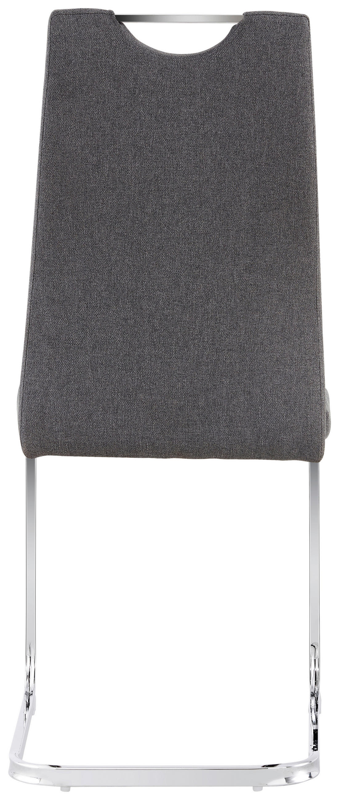 STOLICA  siva  metal, tekstil      - siva/boje kroma, Design, metal/tekstil (44/98/57cm) - Xora