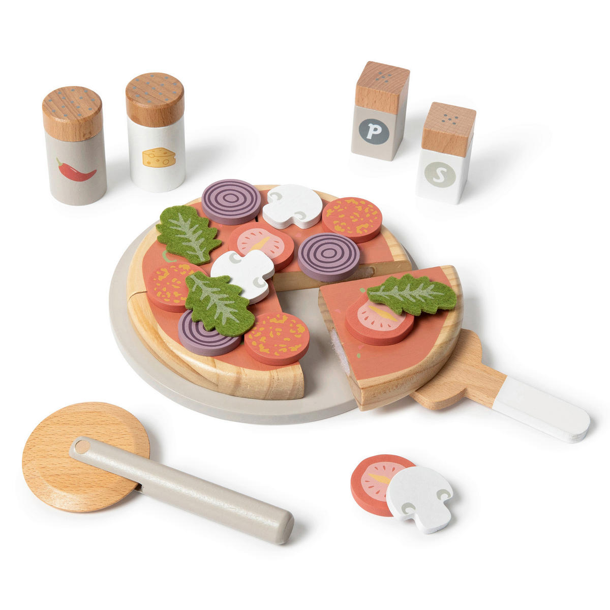 KINDERKÜCHENZUBEHÖR FUNGUS  - Naturfarben, Basics, Holz (18cm) - MUSTERKIND