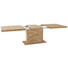 ESSTISCH Wildeiche vollmassiv rechteckig Eichefarben - Eichefarben, Design, Holz/Metall (190/95/76cm) - VALDERA