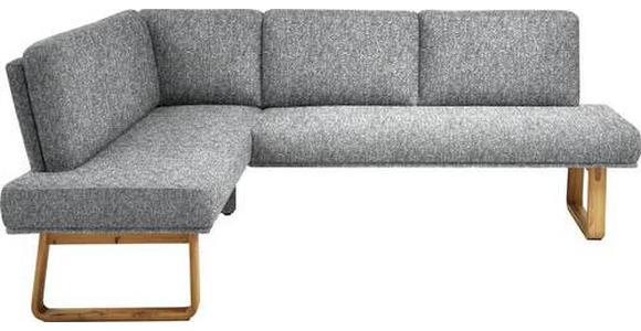 ECKBANK 174/265 cm  in Grau, Eichefarben  - Eichefarben/Grau, Design, Holz/Textil (174/265cm) - Dieter Knoll