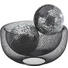 DEKOKUGEL - Schwarz/Grau, Basics, Glas/Stein (13cm) - Ambia Home