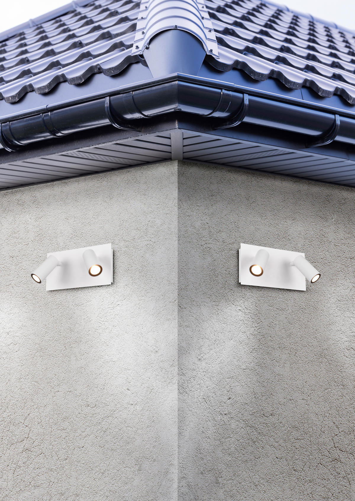 LED-AUßENLEUCHTE TUNGA   - Weiß, Basics, Metall (12,10/23,00/13,0cm) - Trio Leuchten