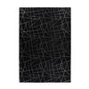 LÄUFER 80/150 cm Bijou 125 Schwarz / Silber Schwarz, Silberfarben  - Silberfarben/Schwarz, KONVENTIONELL, Textil (80/150cm)