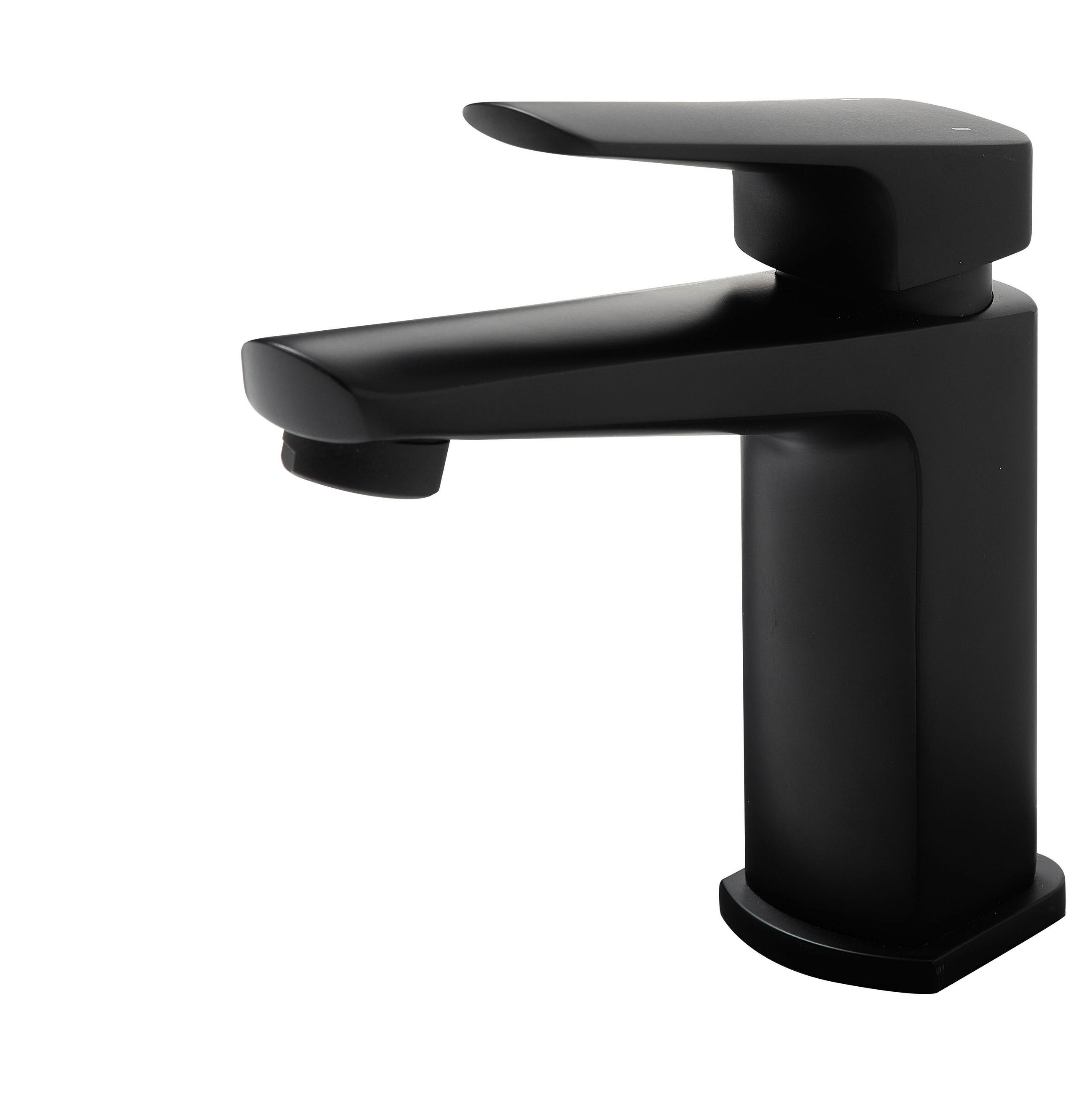 WASCHTISCHARMATUR 4,7/16,2/15,7 cm  - Schwarz, Metall (4,7/16,2/15,7cm) - Sadena