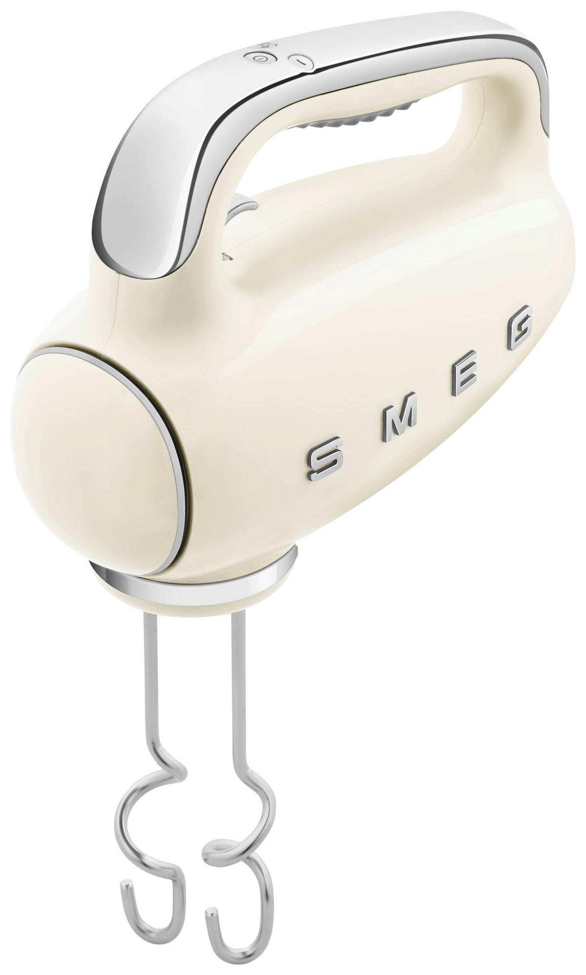 HANDMIXER 50'S STYLE  - Chromfarben/Creme, Basics, Kunststoff/Metall (22/37,8/22,1cm) - SMEG