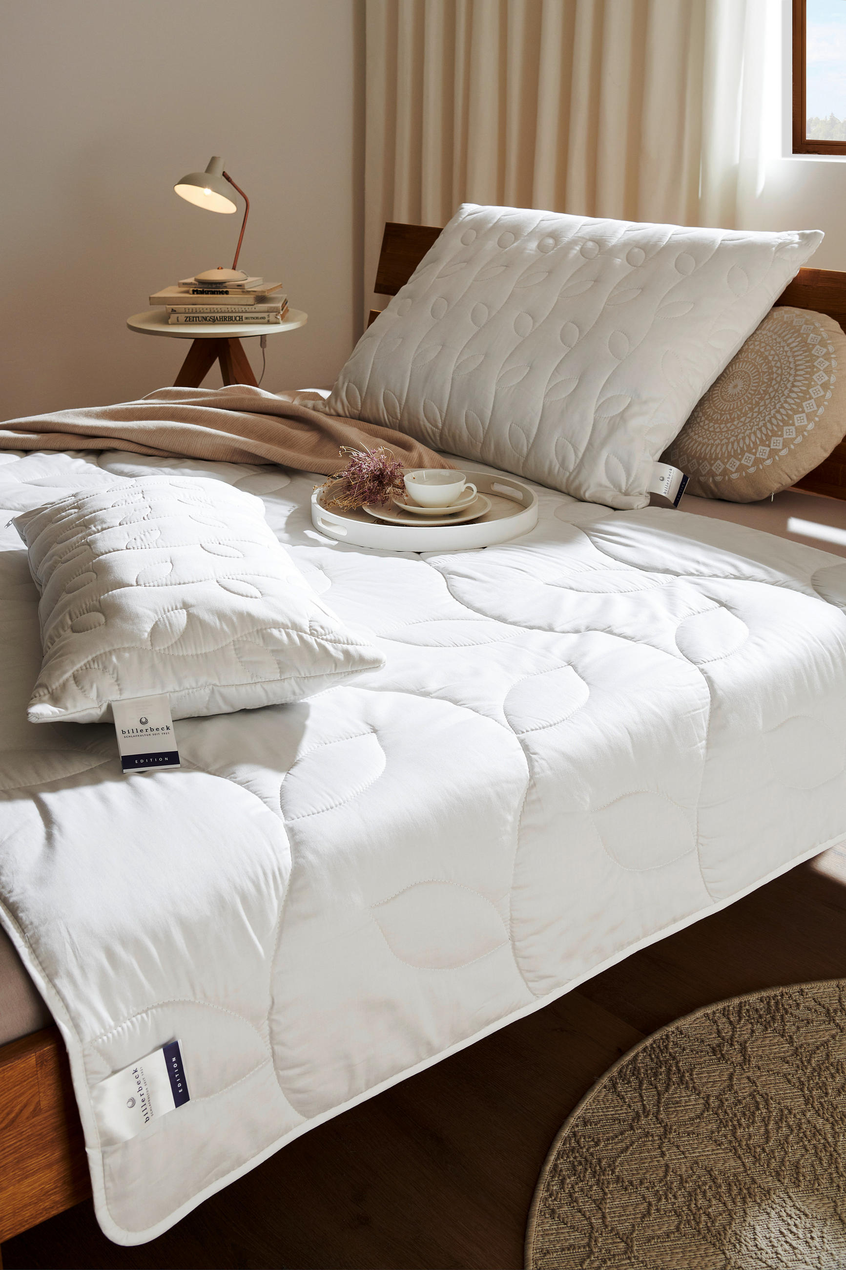 GANZJAHRESDECKE 140/200 cm MADHURI  - Weiß, KONVENTIONELL, Textil (140/200cm) - Billerbeck