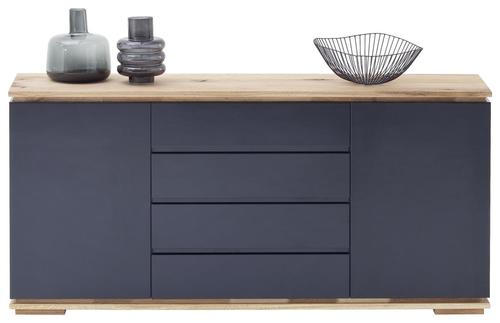 SIDEBOARD 172/81/40 cm  in Schwarz, Eichefarben  - Eichefarben/Schwarz, Design, Holz/Holzwerkstoff (172/81/40cm)