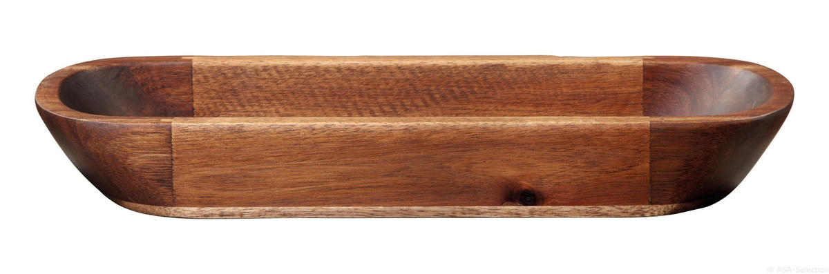 MISKA, drevo,  - farba akácie, Basics, drevo (38/4,7/10,5cm) - ASA