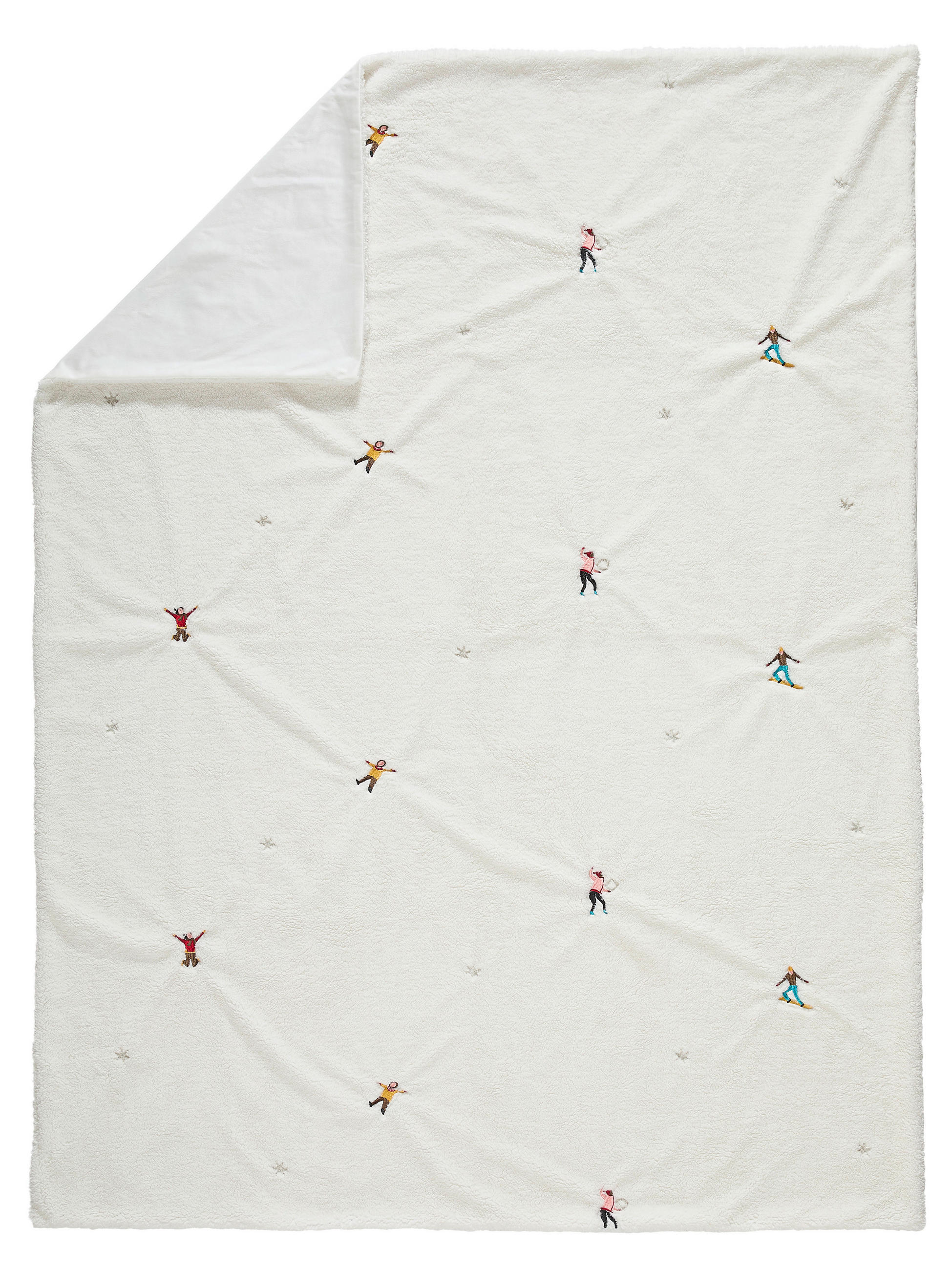 WOHNDECKE 150/200 cm  - Weiß, Textil (150/200cm) - X-Mas