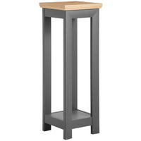 BLUMENSTÄNDER Holzwerkstoff  - Anthrazit/Eiche Artisan, LIFESTYLE, Holzwerkstoff (30/30/85cm) - Hom`in