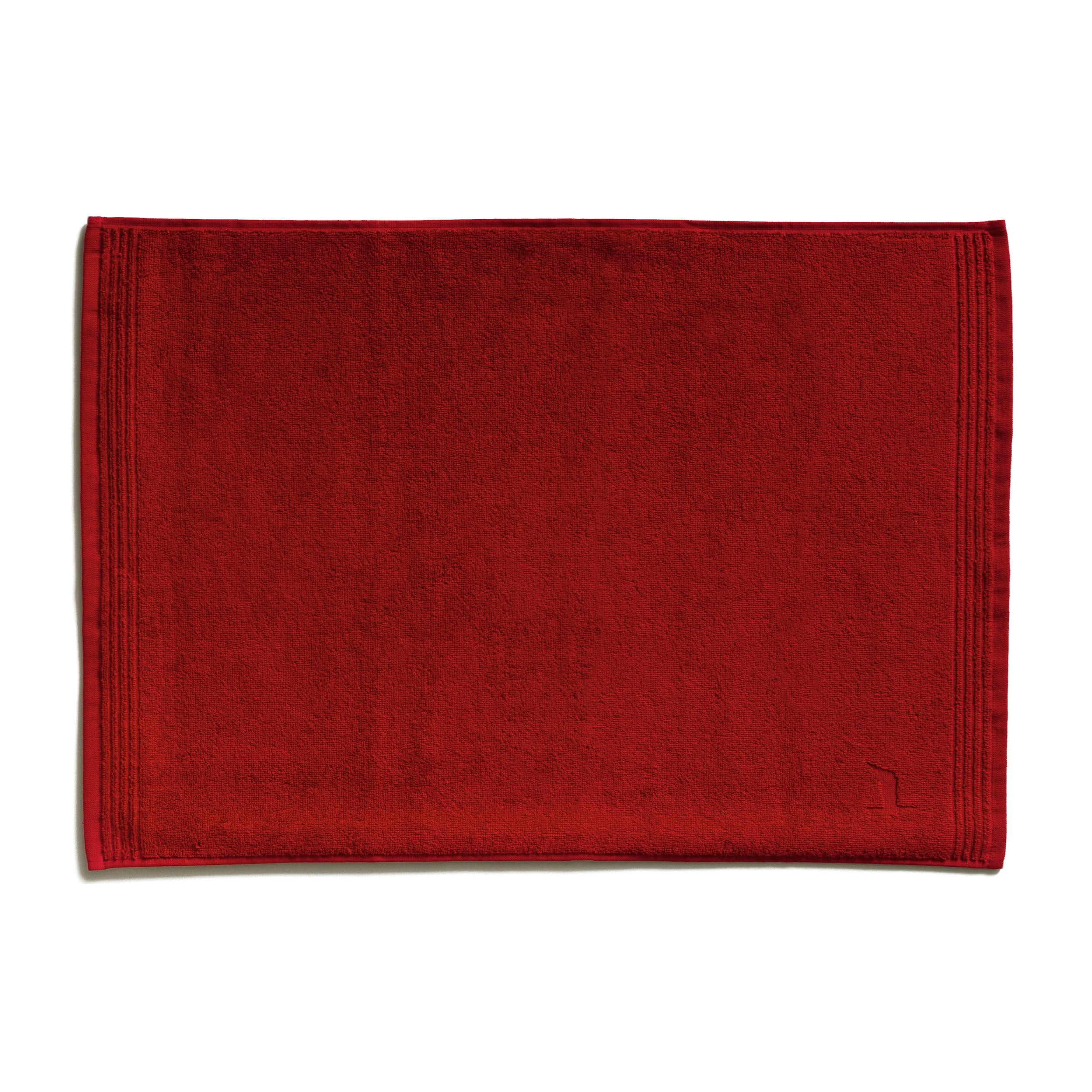 BADEMATTE Rot 50/70 cm  - Rot, Basics, Textil (50/70cm) - Moeve