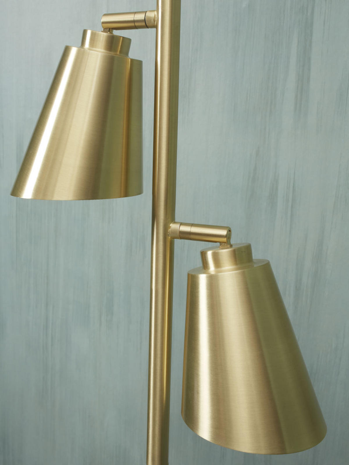 STEHLEUCHTE Bremen 25/162 cm   - Goldfarben, Basics, Metall (25/162cm) - It's about Romi
