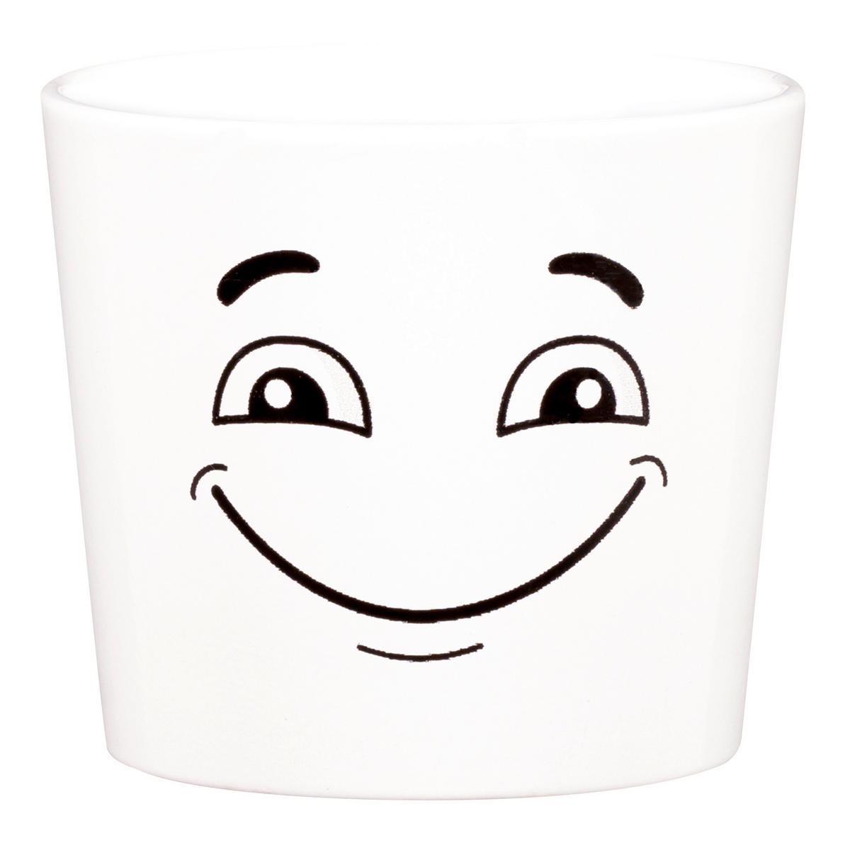 BLUMENTOPF  - Weiß Hochglanz, Basics, Keramik (40/30/30cm)