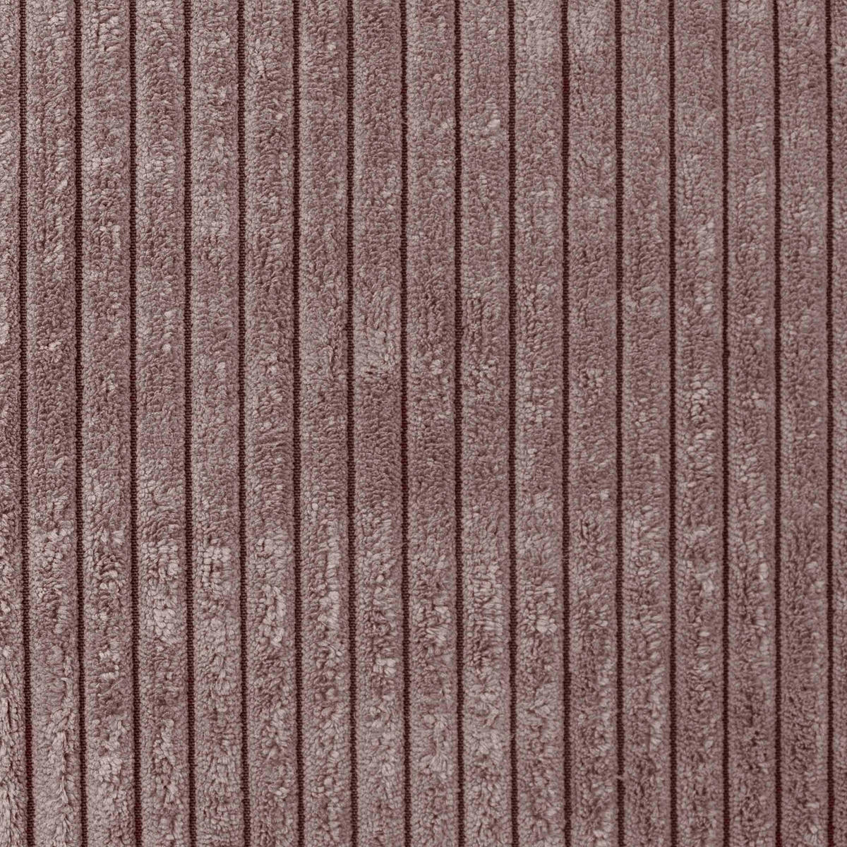 ECKSOFA in Cord Rosa  - Schwarz/Rosa, Modern, Kunststoff/Textil (200/278cm) - Livetastic