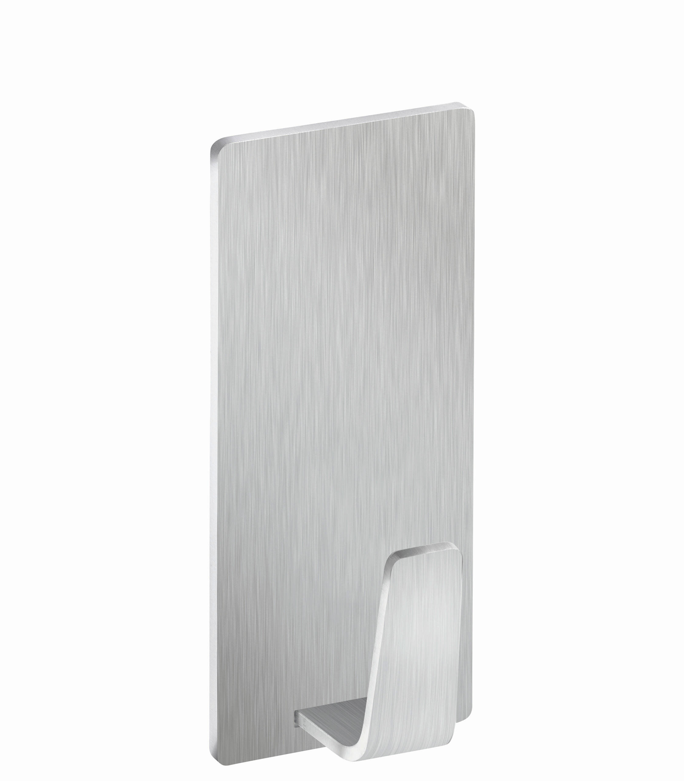 KLEBEHAKEN  in Edelstahlfarben  - Edelstahlfarben, Basics, Metall (2,8/6/1,6cm) - Tesa