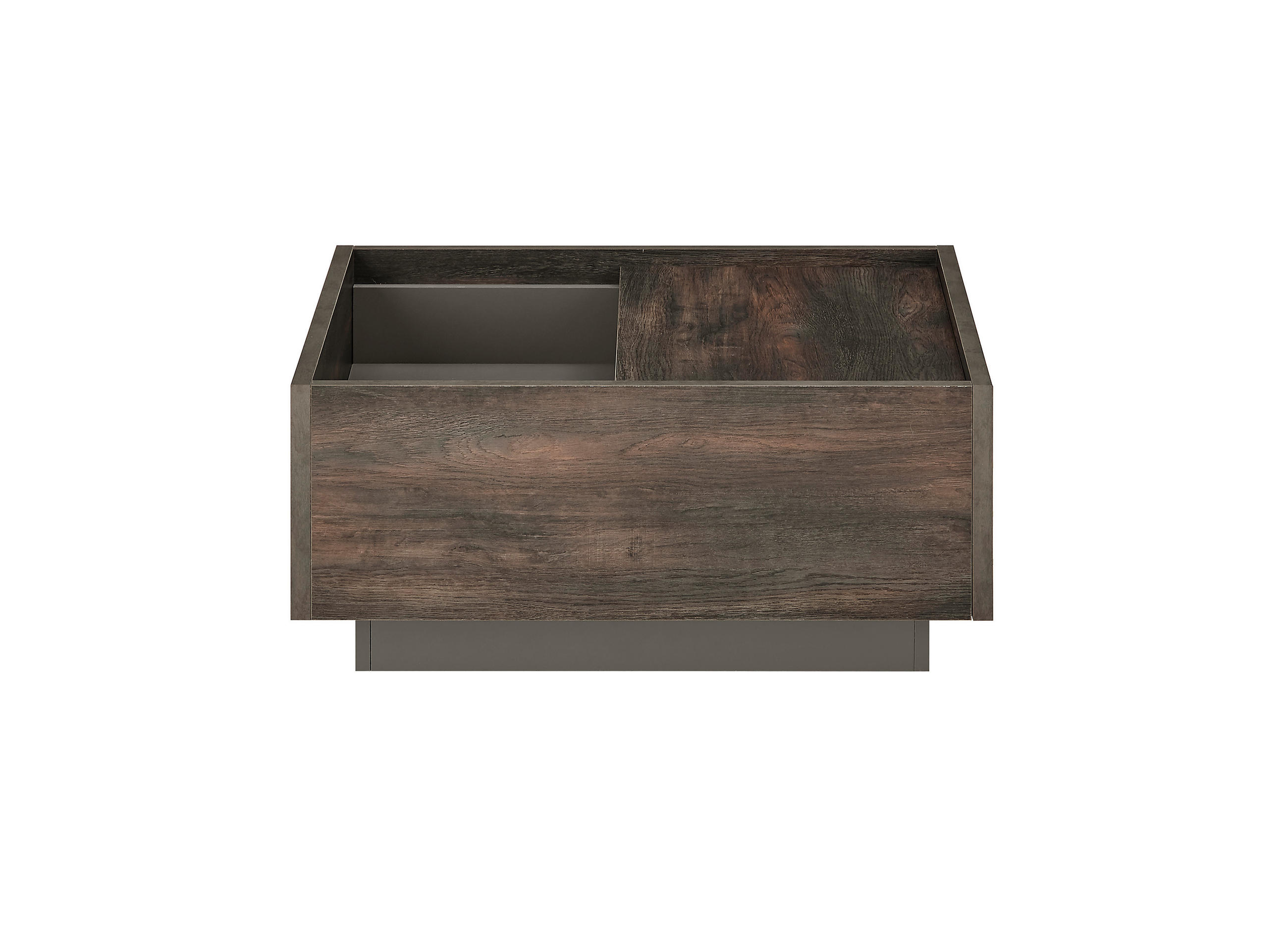 COUCHTISCH rechteckig Eichefarben, Anthrazit  - Eichefarben/Anthrazit, Design, Holzwerkstoff (75/33/75cm) - MID.YOU