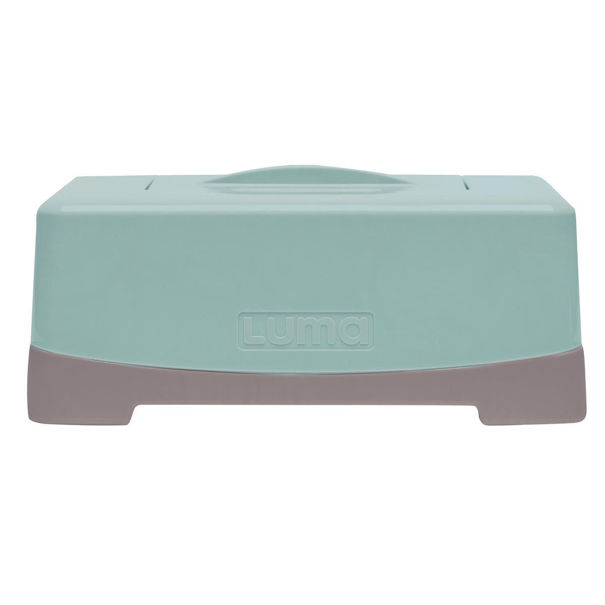 FEUCHTTÜCHER-BOX - Türkis, Basics, Kunststoff (21/13/9cm) - Luma